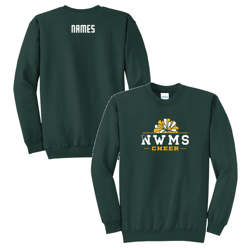 Port and Company Classic Crewneck Sweatshirt -- Dark Green