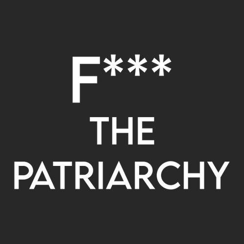 Mens/Unisex Next Level Soft Fitted Triblend Tee -- Black, F the Patriarchy