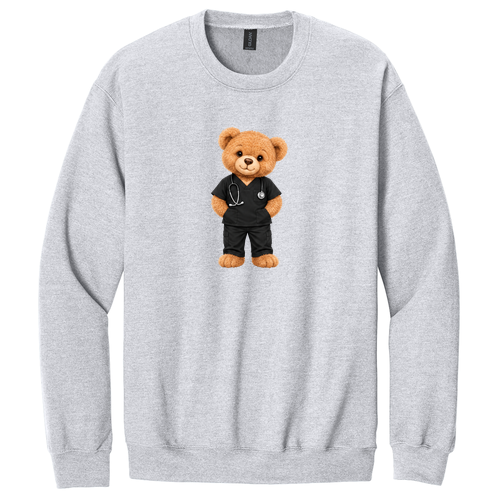 Gildan Adult Softstyle Fleece Crew Sweatshirt -- Ash Grey