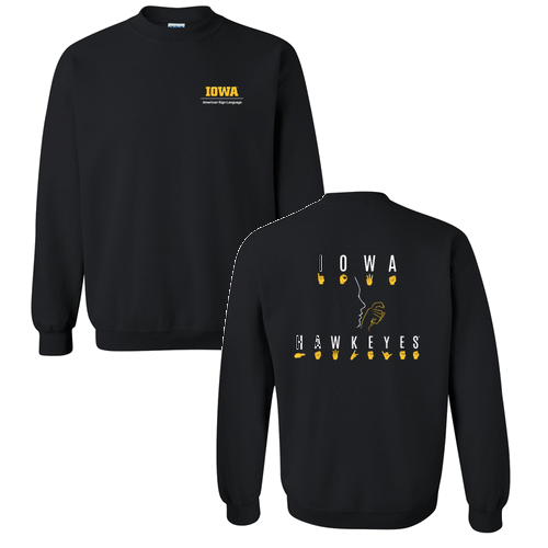 Gildan Heavy Blend Crew Neck Sweatshirt -- Black