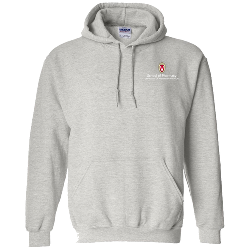 Gildan Heavy Blend Hooded Sweatshirt -- Ash (Embroidery)