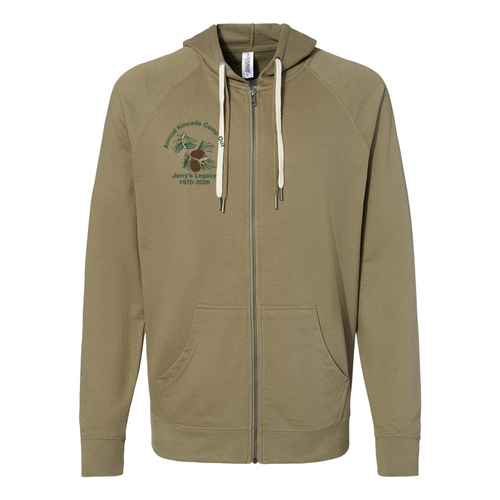 Independent Trading Midweight Full-Zip Hooded Sweatshirt -- Army