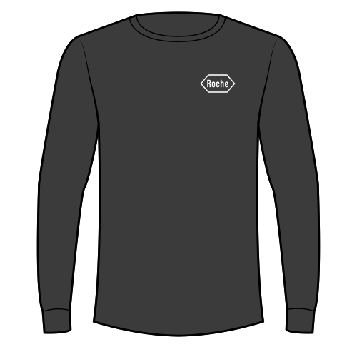 Jerzees Dri-Power Active Adult Longsleeve Tee -- Black Heather