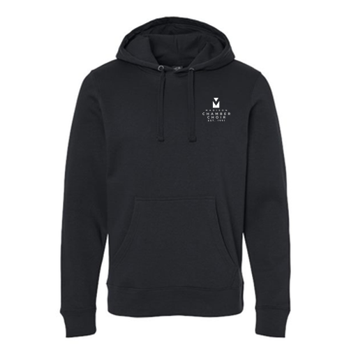 J America Unisex BTB Fleece Hooded Sweatshirt -- Black