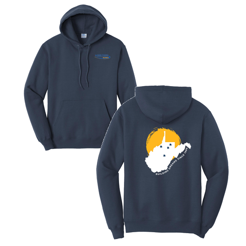 Port and Company  Core Fleece Pullover Hooded Sweatshirt -- Navy