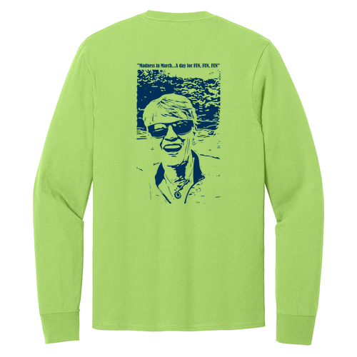 Port and Company Long Sleeve T Shirt -- Lime