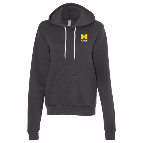 M Police Mens/Unisex Bella Canvas Sponge Fleece Hoodie -- Dark Grey