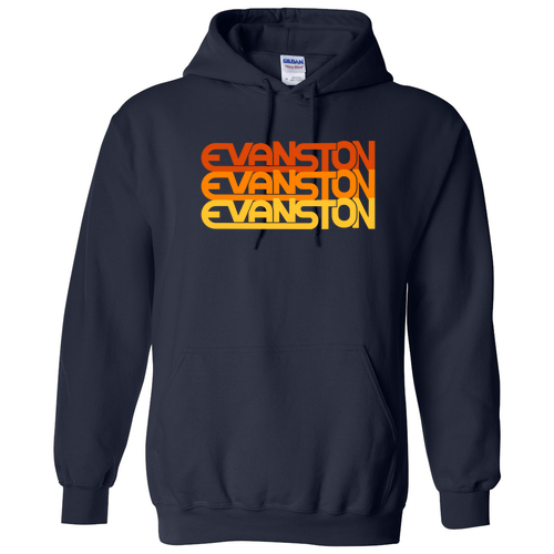 Evanston x3 Hoodie -- Navy