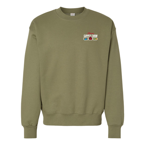 Hanes Crewneck Sweatshirt -- Oregano