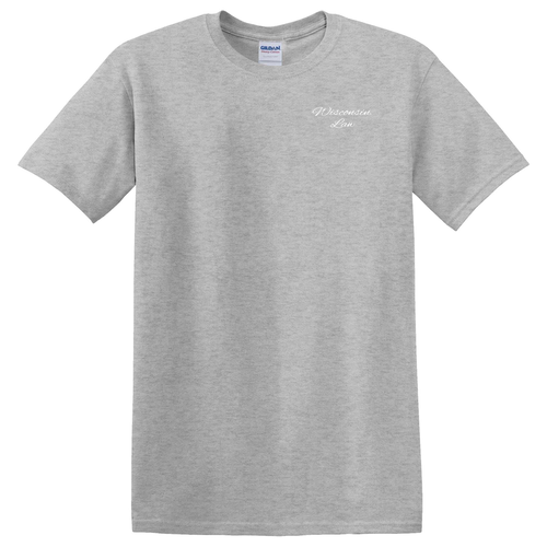 Gildan Heavy Cotton Basic T-Shirt -- Ash (Embroidery)