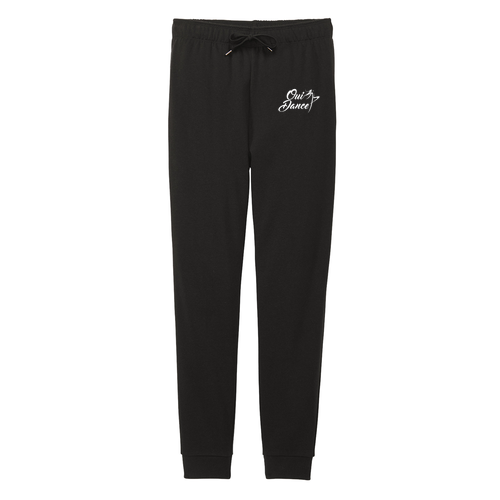 District Women's Perfect Tri Fleece Jogger -- Black