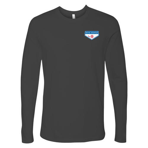 Boyne Mountain Logo 2 Full Color -- Long Sleeve Heavy Metal