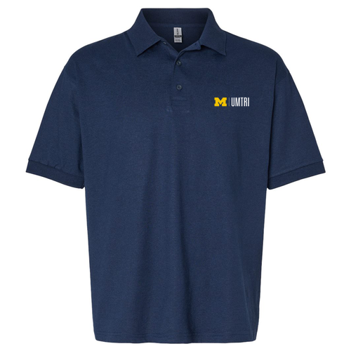 Gildan DryBlend Jersey Polo -- Navy