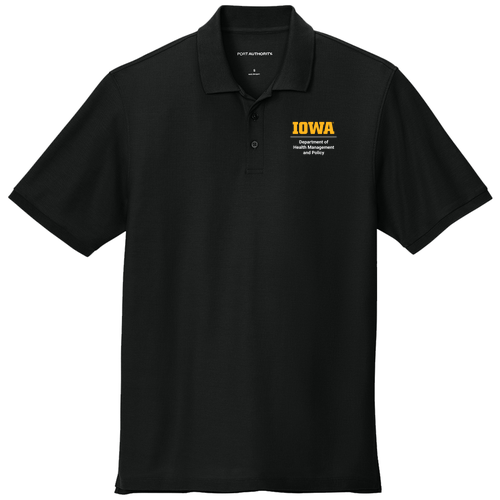 Port Authority Wearever Signature Pique Polo -- Deep Black