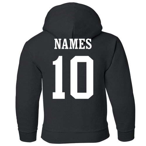 Gildan Heavy Blend Youth Hooded Sweatshirt -- Black