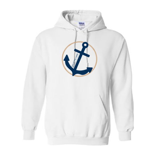 Gildan Heavy Blend Hooded Sweatshirt -- White