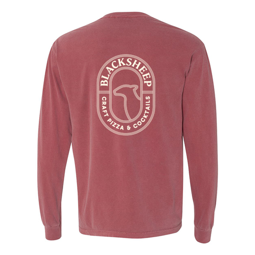 Comfort Colors Ringspun Long Sleeve Tee -- Brick