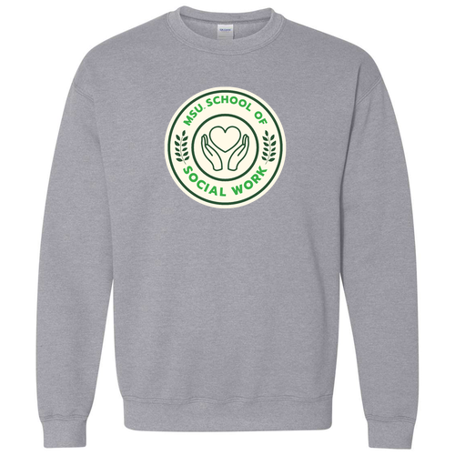 Gildan Heavy Blend Crew Neck Sweatshirt -- Sport Grey