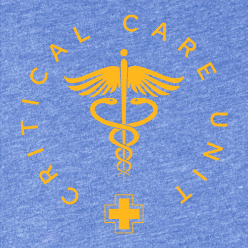 District Made Men's Perfect Tri V-Neck Tee -- Royal Frost