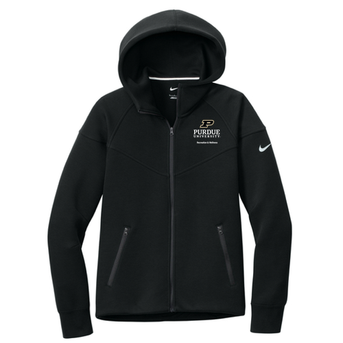 Nike Women’s Tech Fleece Full-Zip Hoodie -- Black [HIDE]