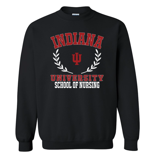 IUSNA Olive Branch: Black Sweatshirts