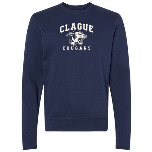 J. America Soft BTB Fleece Crewneck Sweatshirt -- True Navy