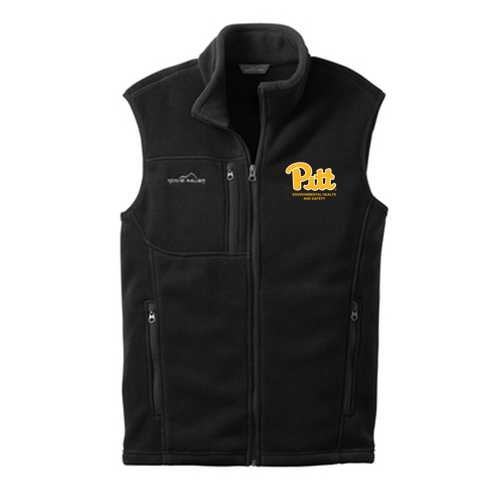 Eddie Bauer Fleece Vest -- Black