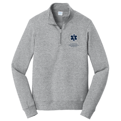 Port & Company Fan Favorite Fleece Quarter Zip -- Athletic Heather