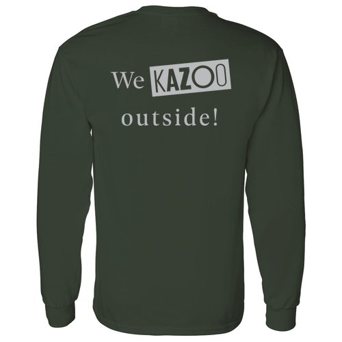 Gildan Heavy Cotton Longsleeve Basic T-Shirt -- Forest Green