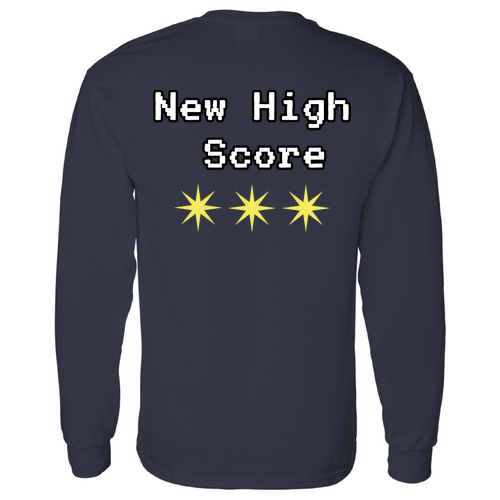 Gildan Heavy Cotton Longsleeve Basic T-Shirt -- Navy