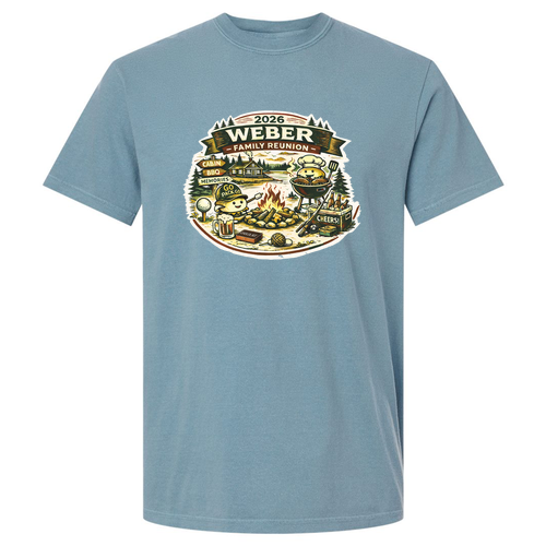Comfort Colors Unisex Garment-Dyed Heavyweight T-Shirt -- Ice Blue