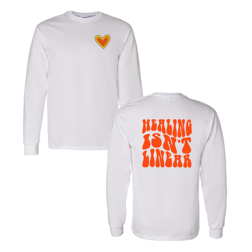 Gildan Heavy Cotton Longsleeve Basic T-Shirt -- White