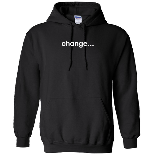Gildan Heavy Blend Hooded Black Happiness Sweatshirt