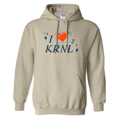 Gildan Heavy Blend Hooded Sweatshirt -- Sand