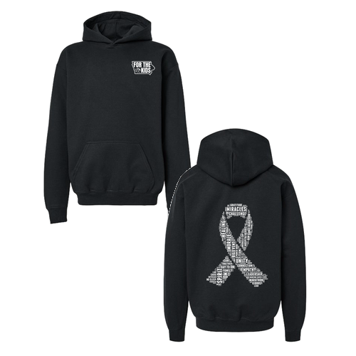 Gildan Youth Softstyle Midweight Fleece Hooded Sweatshirt -- Black