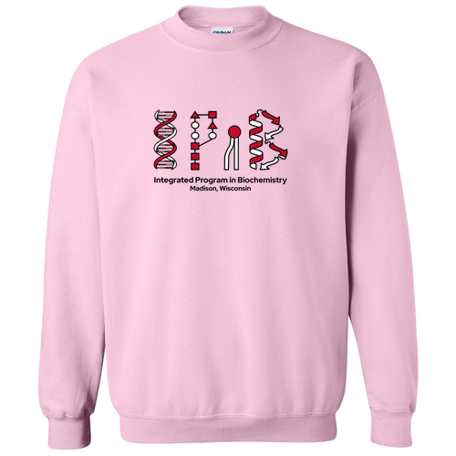 Gildan Heavy Blend Crew Neck Sweatshirt -- Light Pink