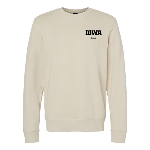 Iowa Dance J. America BTB Fleece Crew -- Oyster
