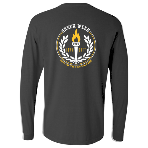 Comfort Colors Ringspun Long Sleeve Tee -- Pepper