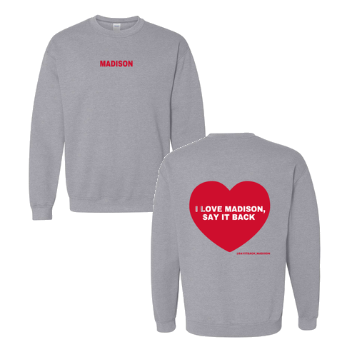 Gildan Heavy Blend Crew Neck Sweatshirt -- Sport Grey