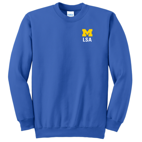 Port and Company Tall Ultimate Crewneck Sweatshirt -- Royal