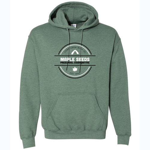 Gildan Heavy Blend Hooded Sweatshirt -- Heather Sport Dark Green
