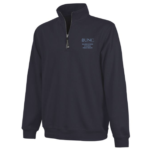 Charles River Crosswind Quarter Zip Sweatshirt -- Navy
