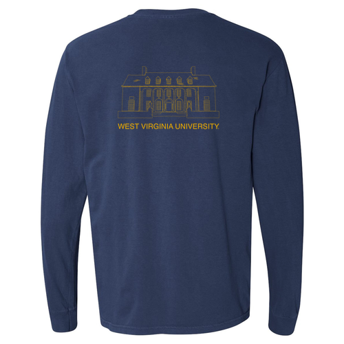 Comfort Colors Ringspun Long Sleeve Tee -- True Navy