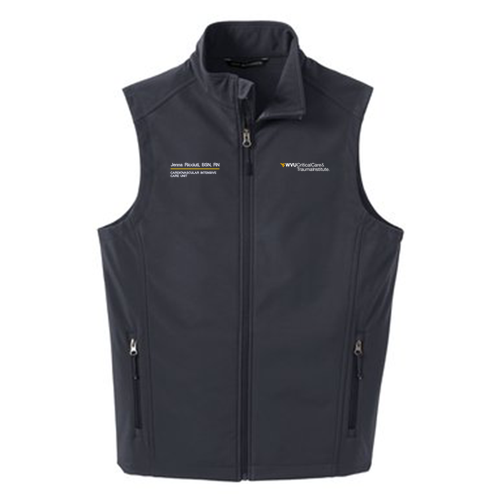 Port Authority Core Soft Shell Vest -- Battleship Grey