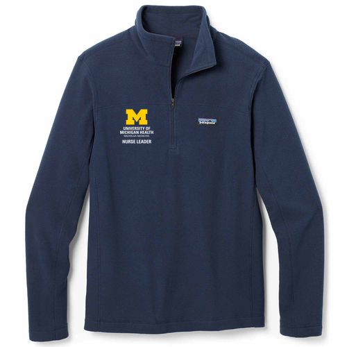 Patagonia Mens Micro D Quarter-Zip -- New Navy