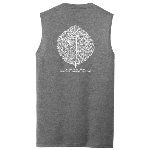 Adult Go Beyond Walls Tank -- Grey Frost