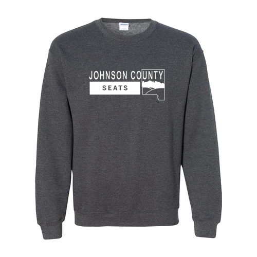 Gildan Heavy Blend Crew Neck Sweatshirt -- Dark Heather