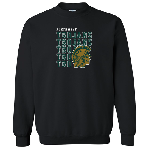 Gildan Heavy Blend Crew Neck Sweatshirt -- Black