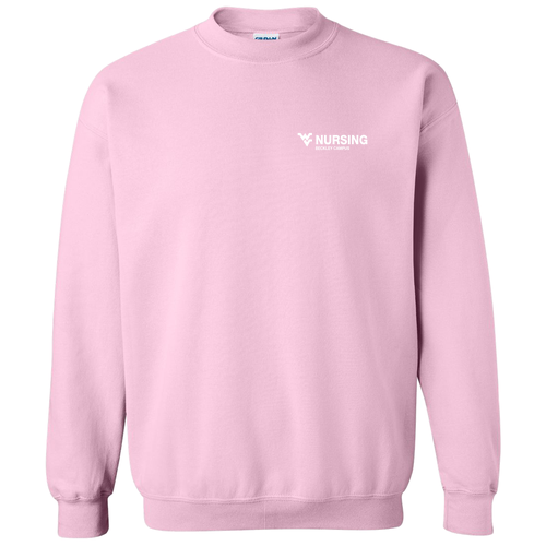 Gildan Heavy Blend Crew Neck Sweatshirt -- Light Pink