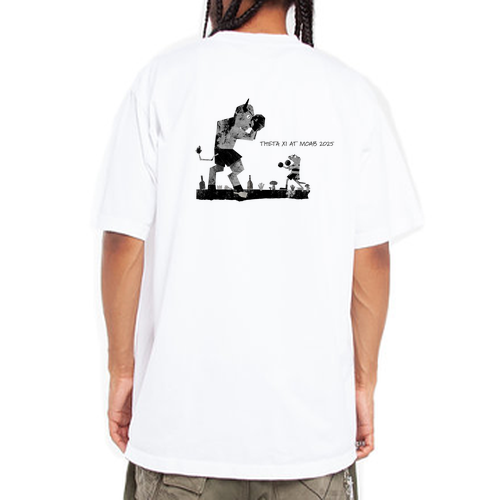 Shaka Wear Garment-Dyed Crewneck T-Shirt -- White